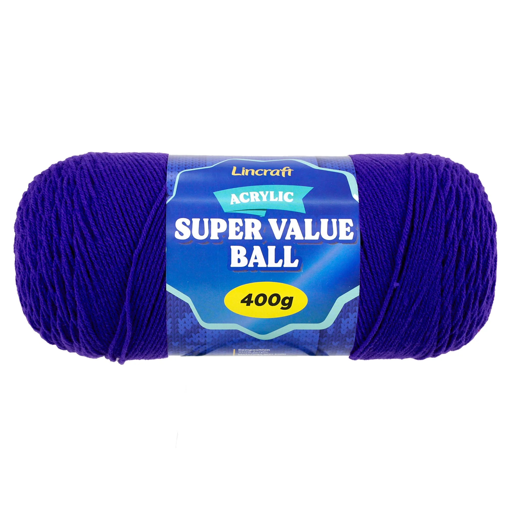 Acrylic Super Value Ball Crochet & Knitting Yarn, 400g Acrylic Yarn - Image 16