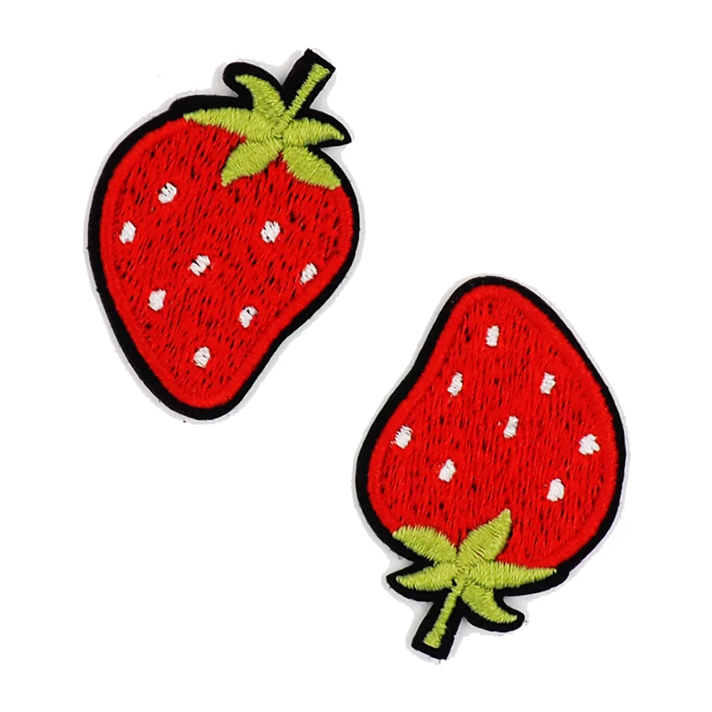 Arbee Crafty Patch, Medium Strawberries- 2pc - Image 2