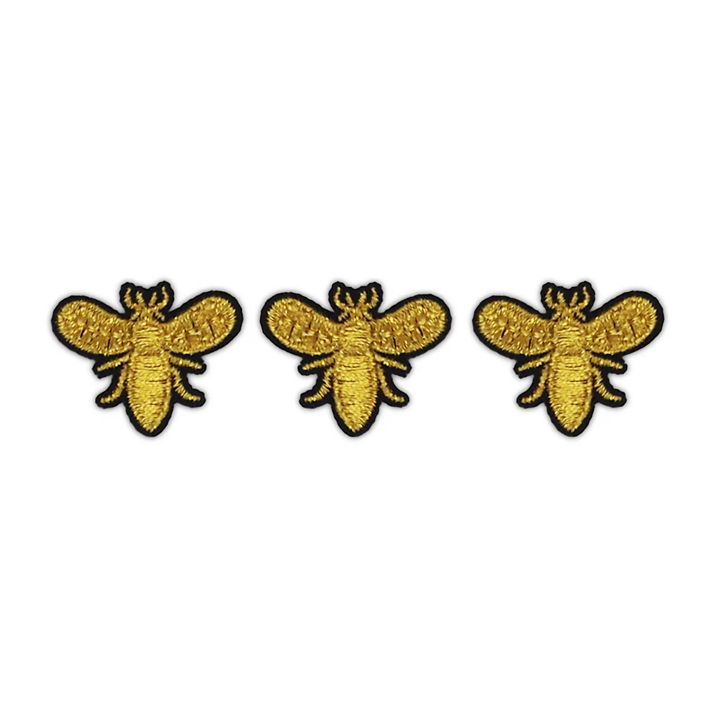 Arbee Crafty Patch, Mini Gold Bees- 3pc - Image 2