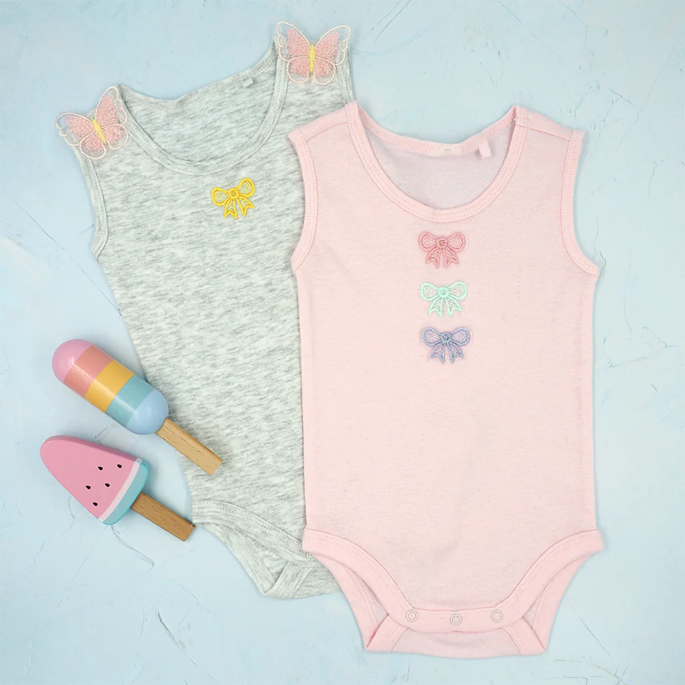 Arbee Crafty Patch, Soft Butterflies- 2pc - Image 3