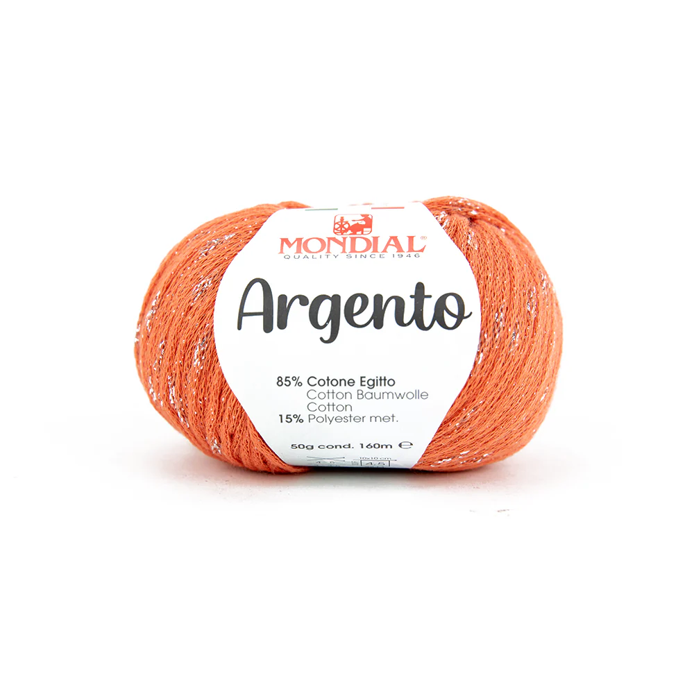 Argento Crochet & Knitting Yarn, 50g Egyptian Cotton Polyester Blend Yarn - Image 11