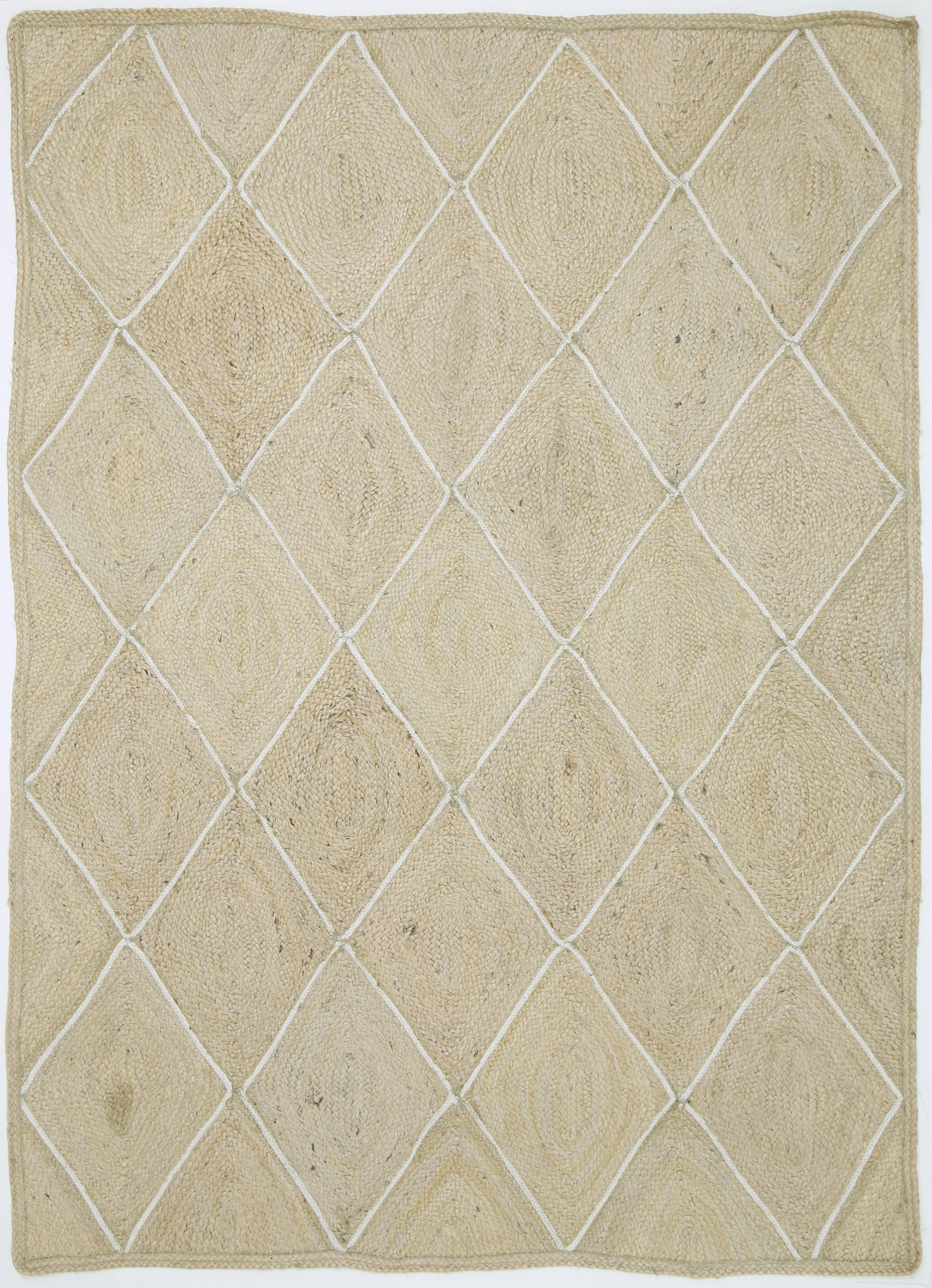 Wright Diamond Denim and White Rug - Image 2