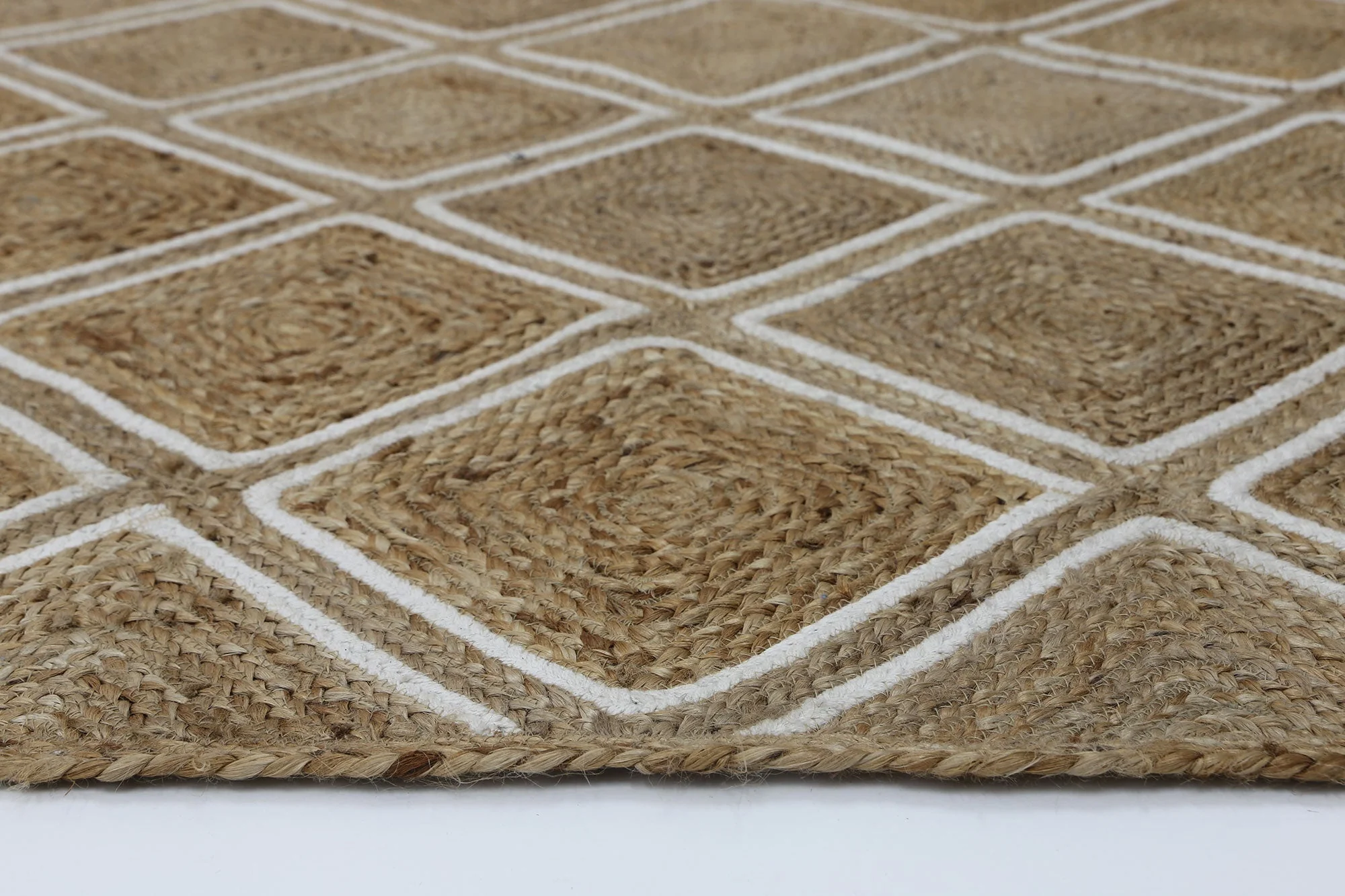 Artisan Beige Parquetry Rug - Image 3