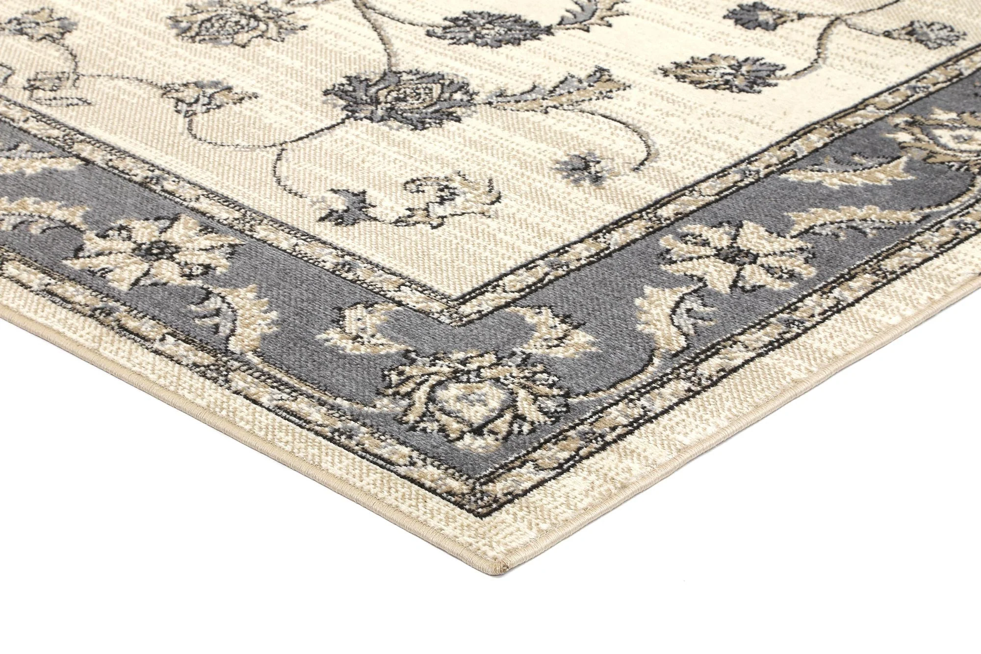 Arya Ziegler Cream Grey Rug - Image 4