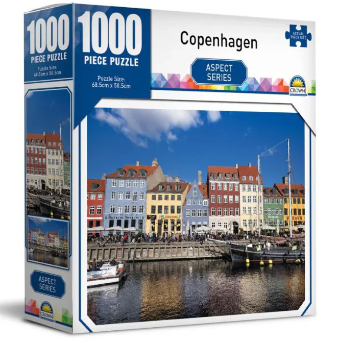 1000-Piece Jigsaw Puzzle, Aspect Jigsaw Series- Assorted - Image 2