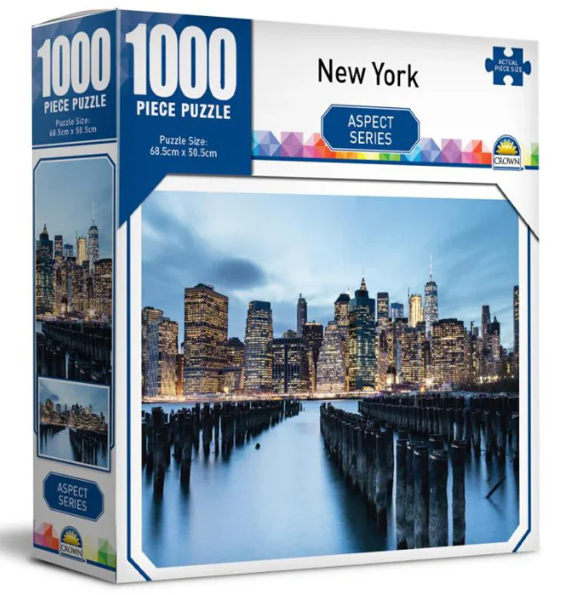 1000-Piece Jigsaw Puzzle, Aspect Jigsaw Series- Assorted - Image 3