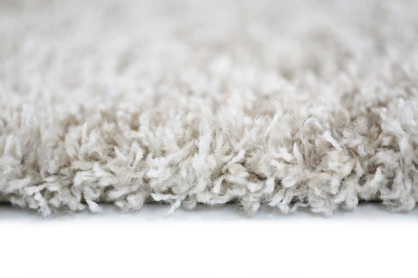 Austin Beige Cream Shaggy Rug - Image 3