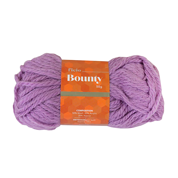 Ficio Bounty Crochet & Knitting Yarn, 50g Wool Acrylic Alpaca Blend Yarn - Image 9