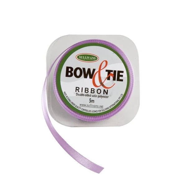 Satin Ribbon, White- 6mm x 5m - Image 13
