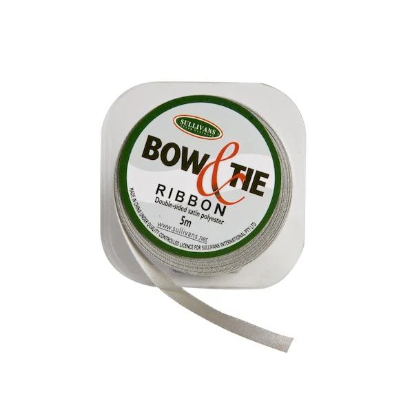 Satin Ribbon, White- 6mm x 5m - Image 18