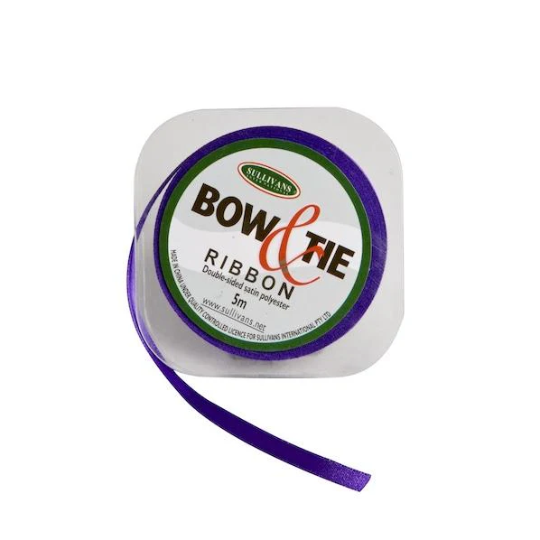 Satin Ribbon, White- 6mm x 5m - Image 7