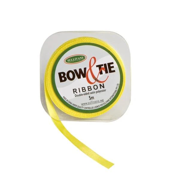 Satin Ribbon, White- 6mm x 5m - Image 9