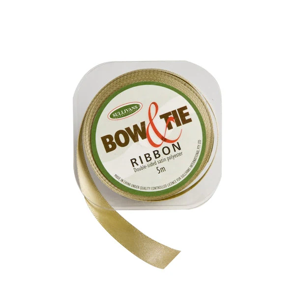 Satin Ribbon, White- 12mm x 5m - Image 2
