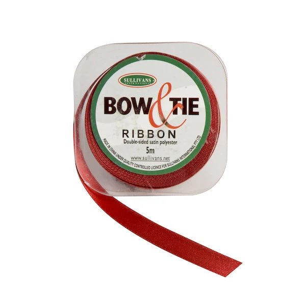 Satin Ribbon, White- 12mm x 5m - Image 5