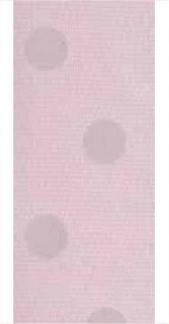 Bowtique Single Face Satin Ribbon, Dots Pink- 15mm x 5m