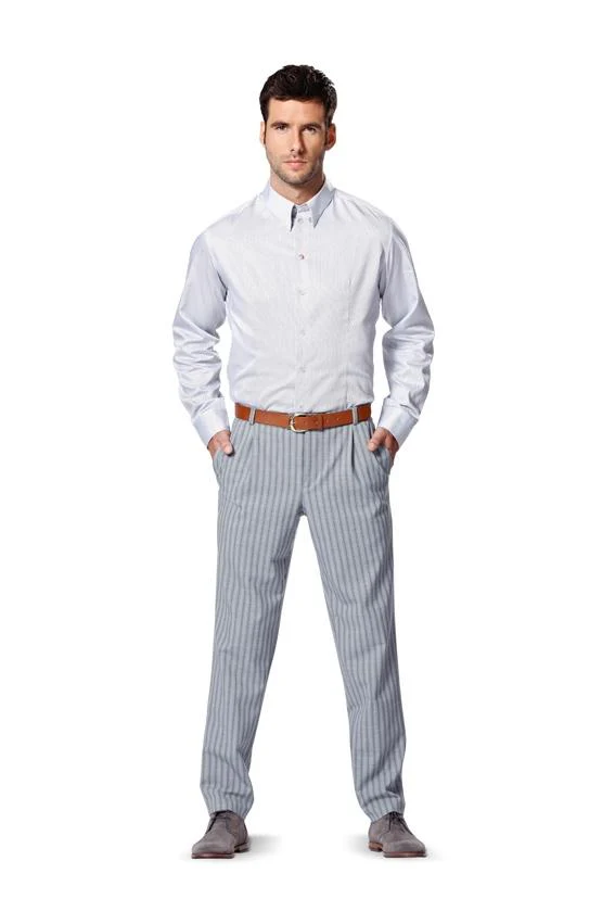 Burda Pattern 7045 Men's Shirt (34-50)