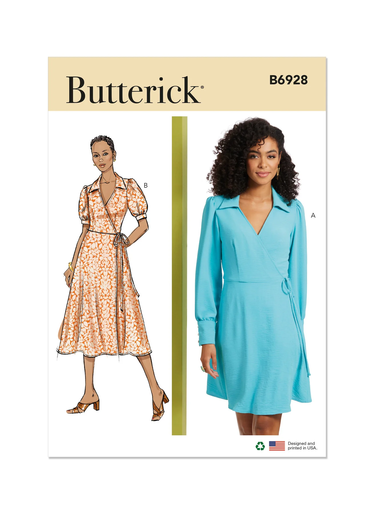 Butterick Pattern B6928 Misses' Dress in Two Lengths - Image 2