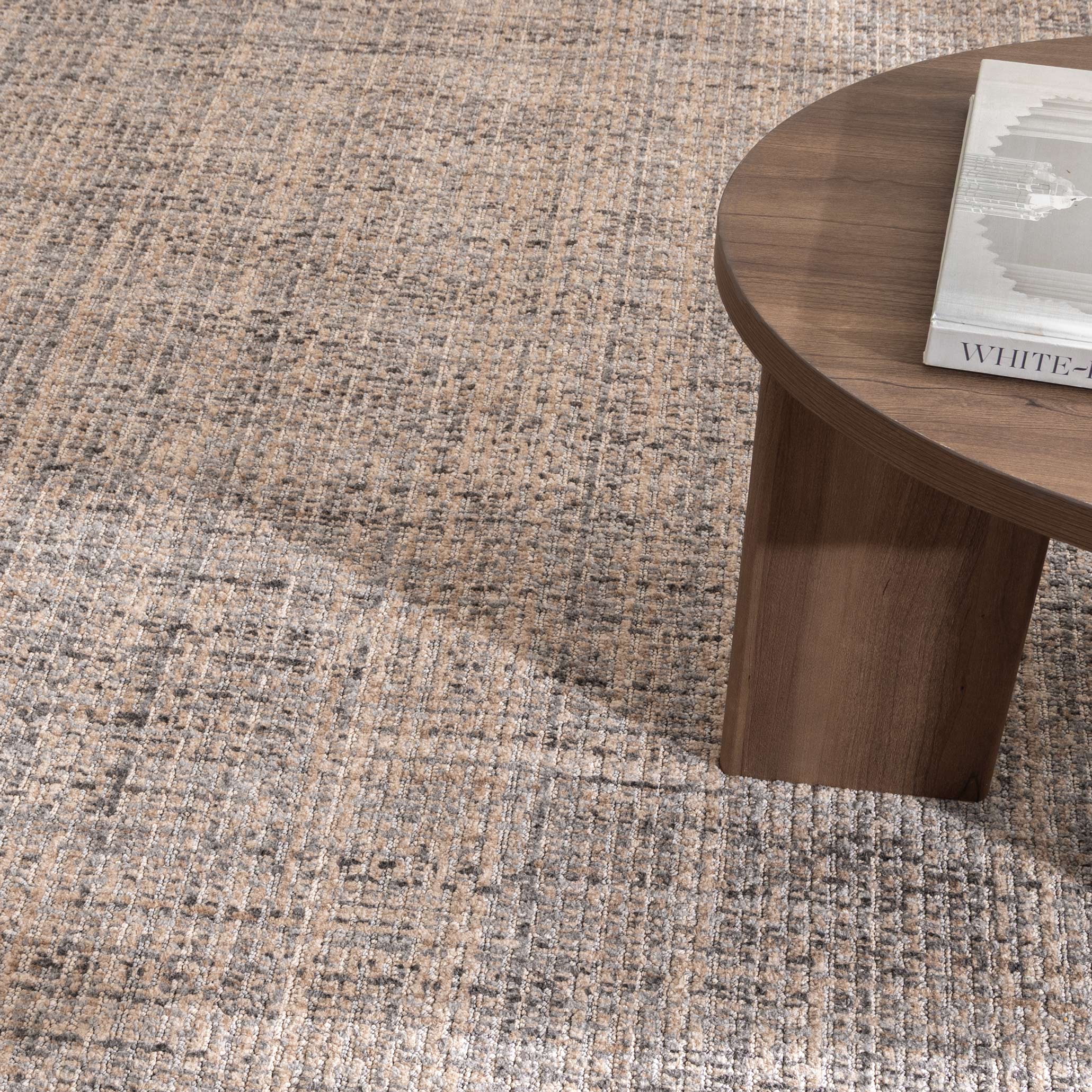 Cherie Distressed Lines Beige Grey Rug - CH05 - Image 5