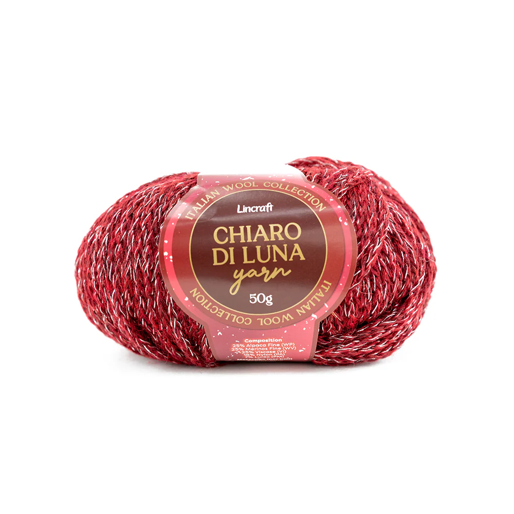 Chiaro Di Luna Crochet & Knitting Yarn, 50g Wool Blend Yarn - Image 2