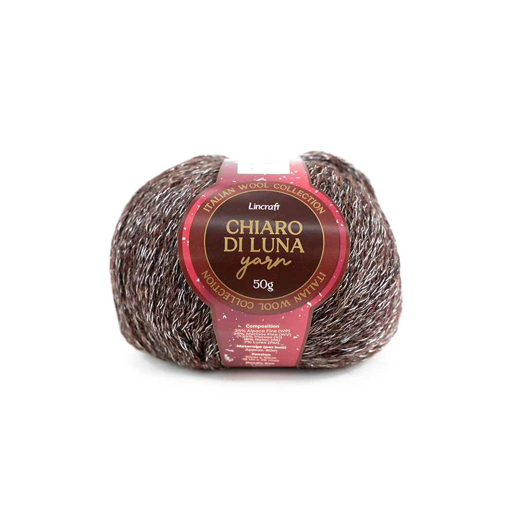 Chiaro Di Luna Crochet & Knitting Yarn, 50g Wool Blend Yarn - Image 8