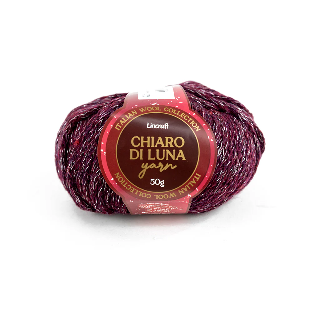 Chiaro Di Luna Crochet & Knitting Yarn, 50g Wool Blend Yarn - Image 9
