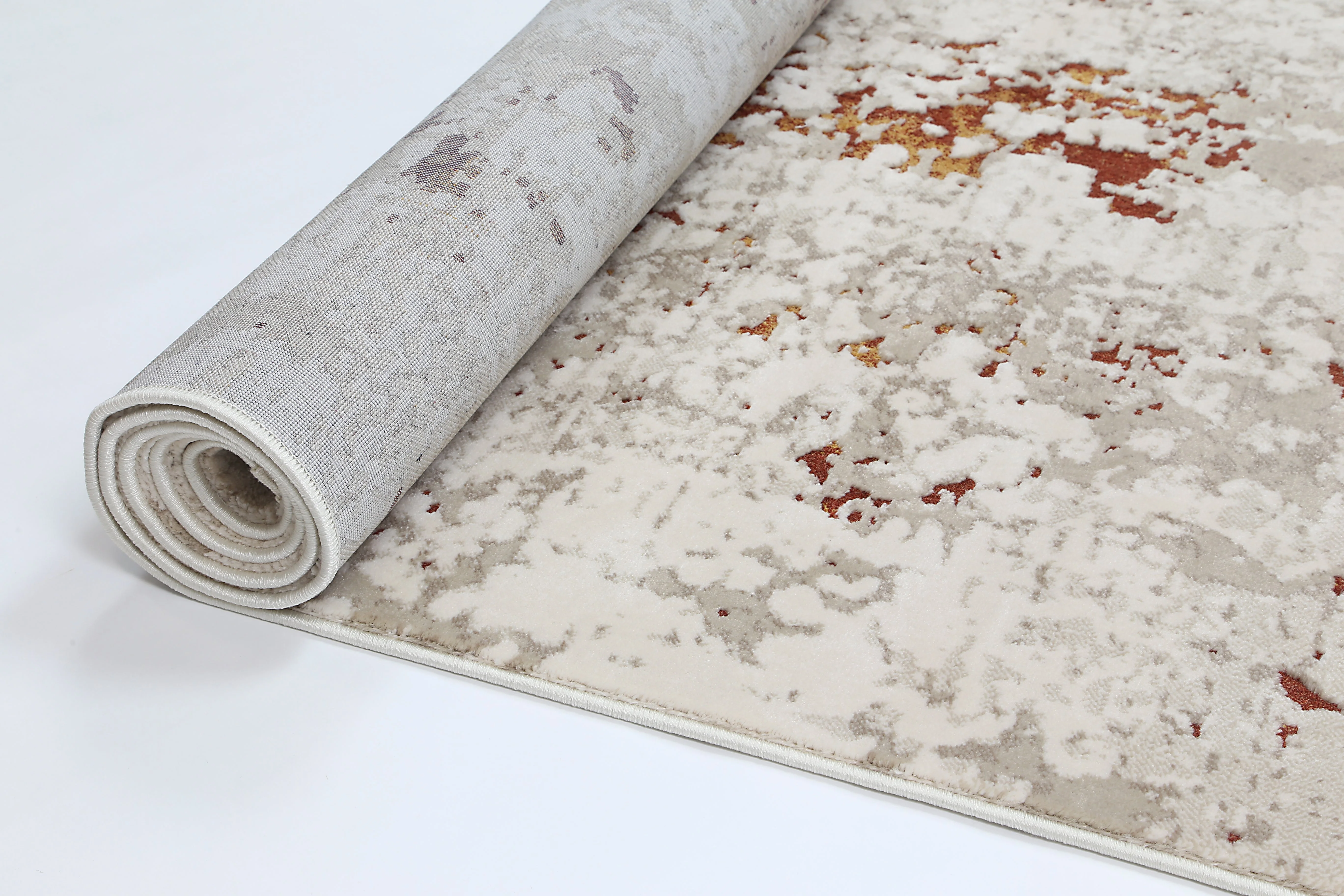 Bohemian Paradise One Modern Beige Terracotta Rug - Image 4