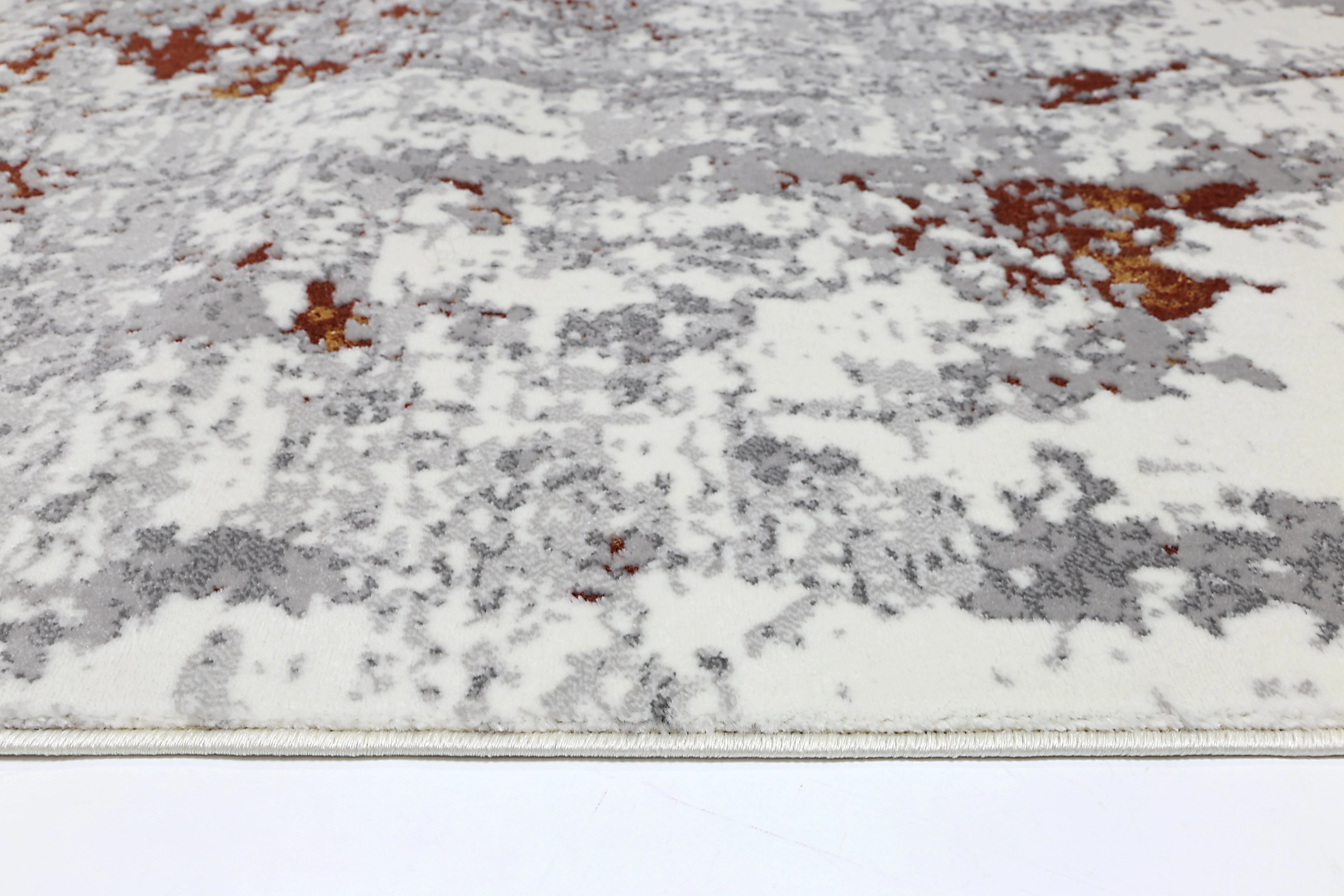 Bohemian Paradise One Modern Grey Terracotta Rug - Image 3
