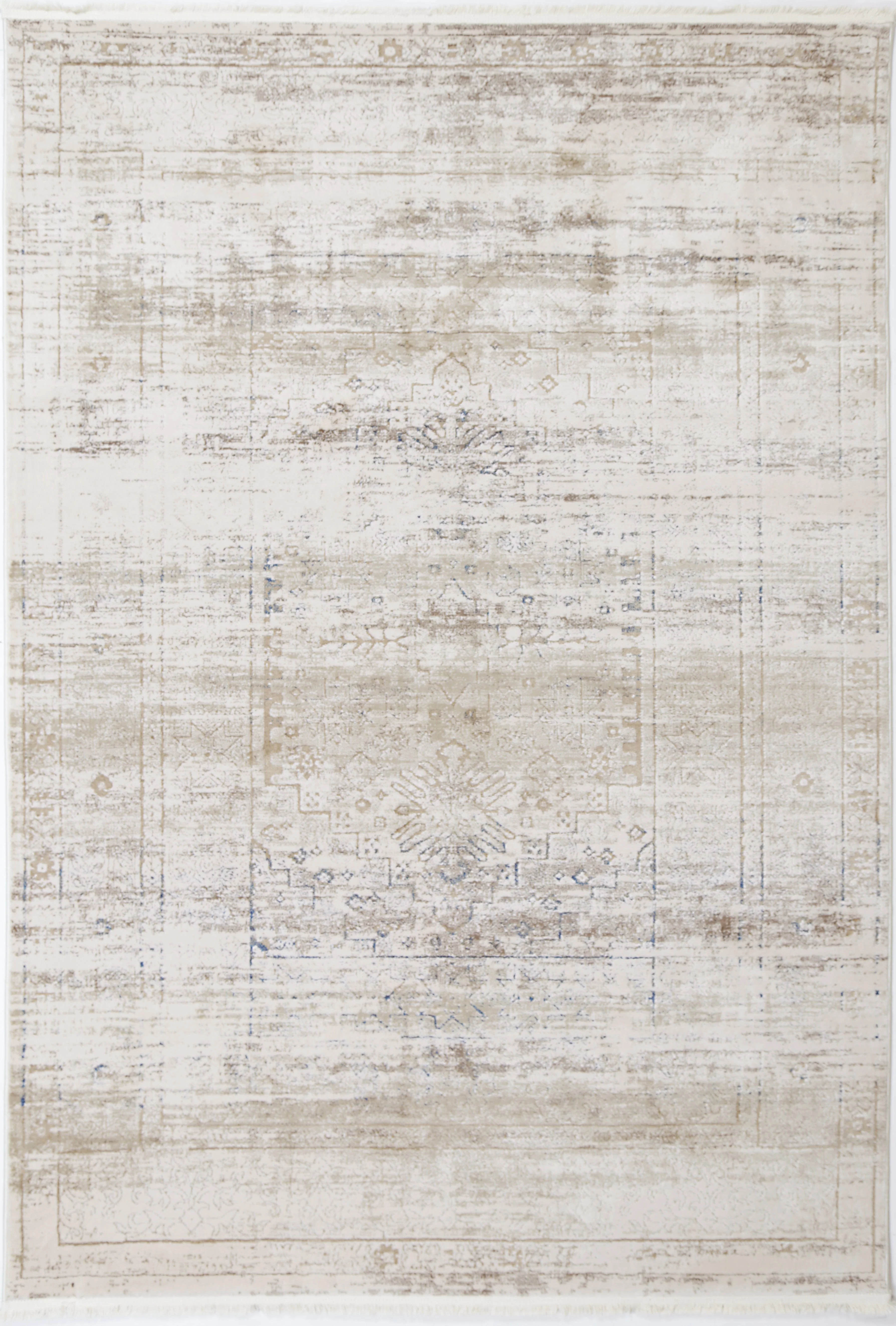 Bohemian Paradise Traditional Grey Blue Rug