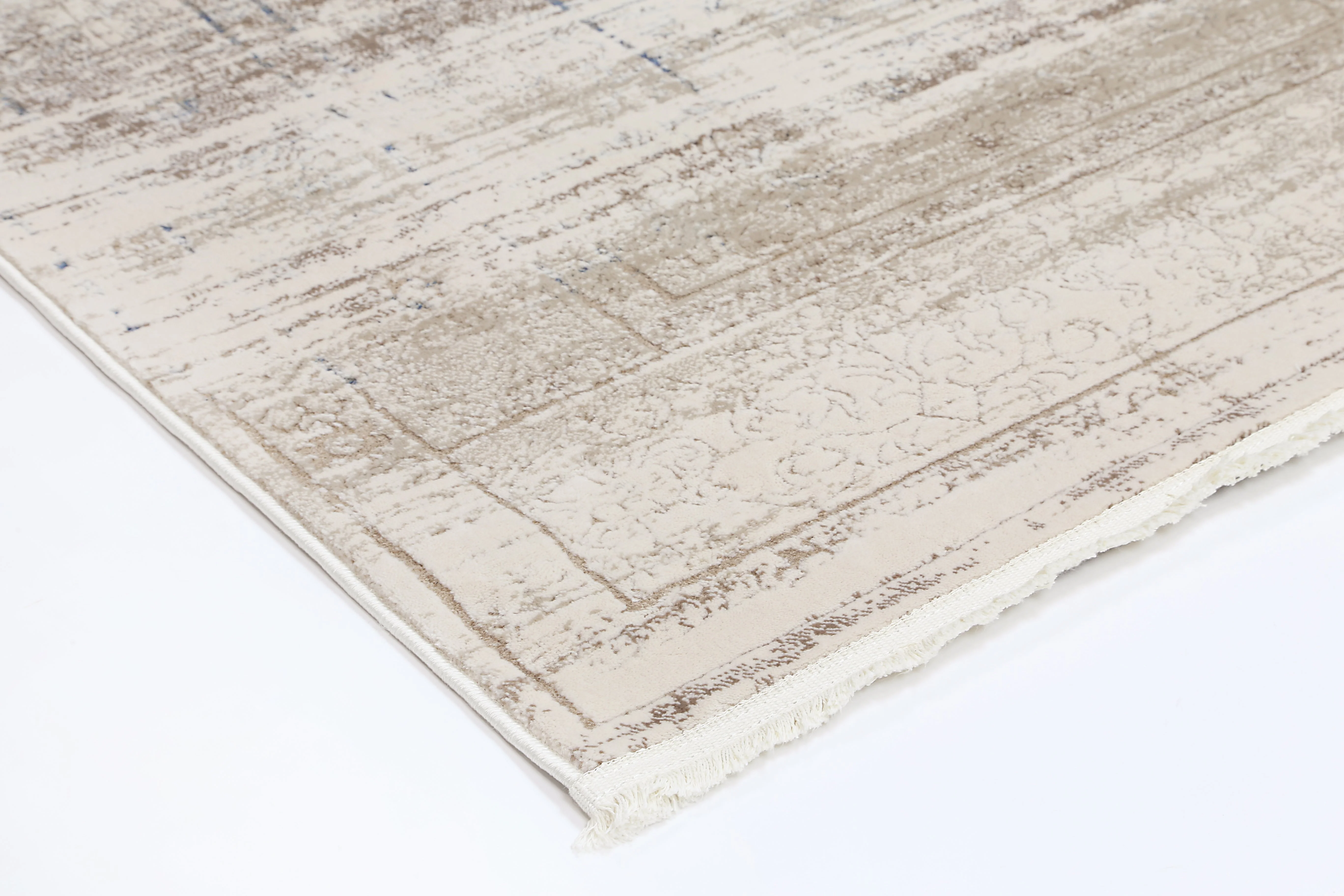 Bohemian Paradise Traditional Grey Blue Rug - Image 3