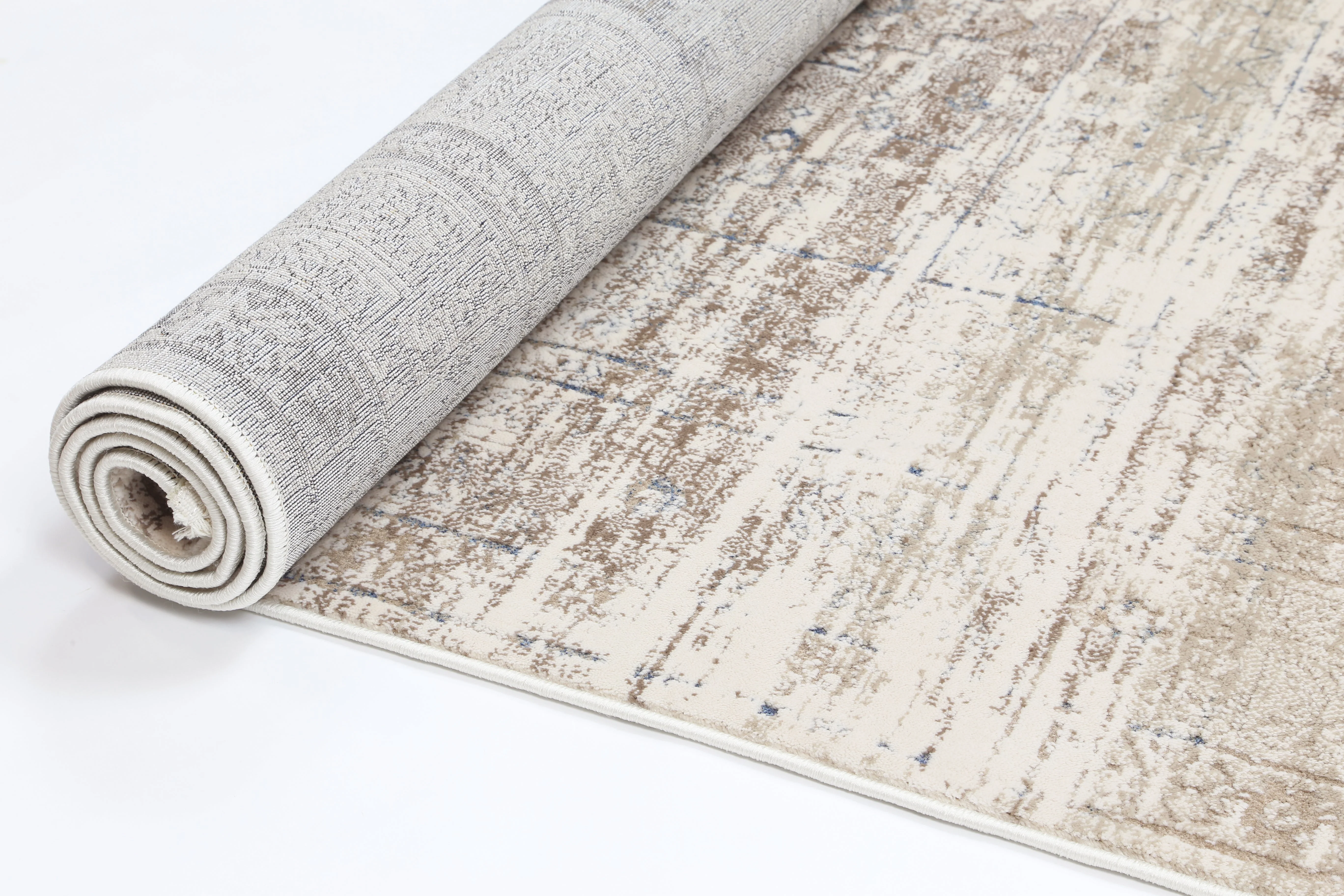 Bohemian Paradise Traditional Grey Blue Rug - Image 5