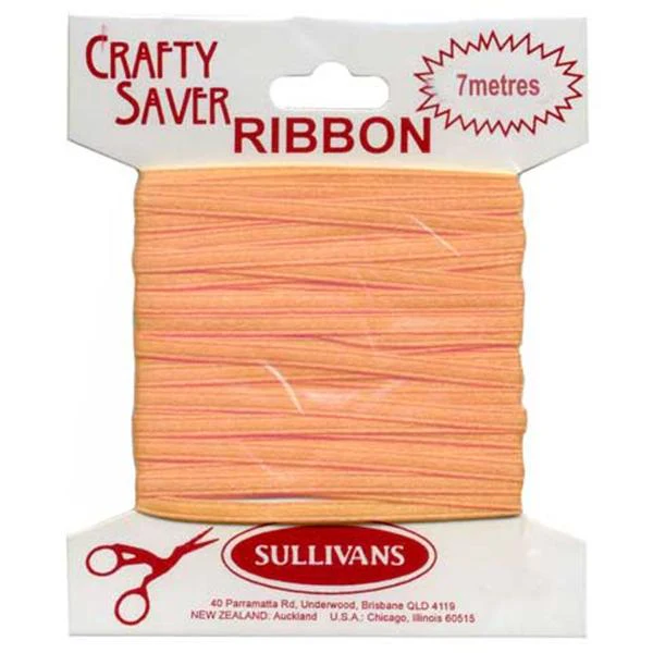 Crafty Saver Satin Ribbon, 3mmx7m