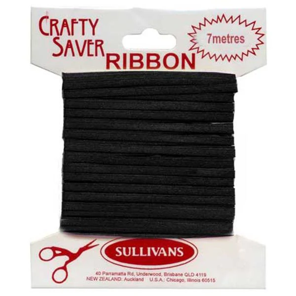 Crafty Saver Satin Ribbon, 3mmx7m - Image 2