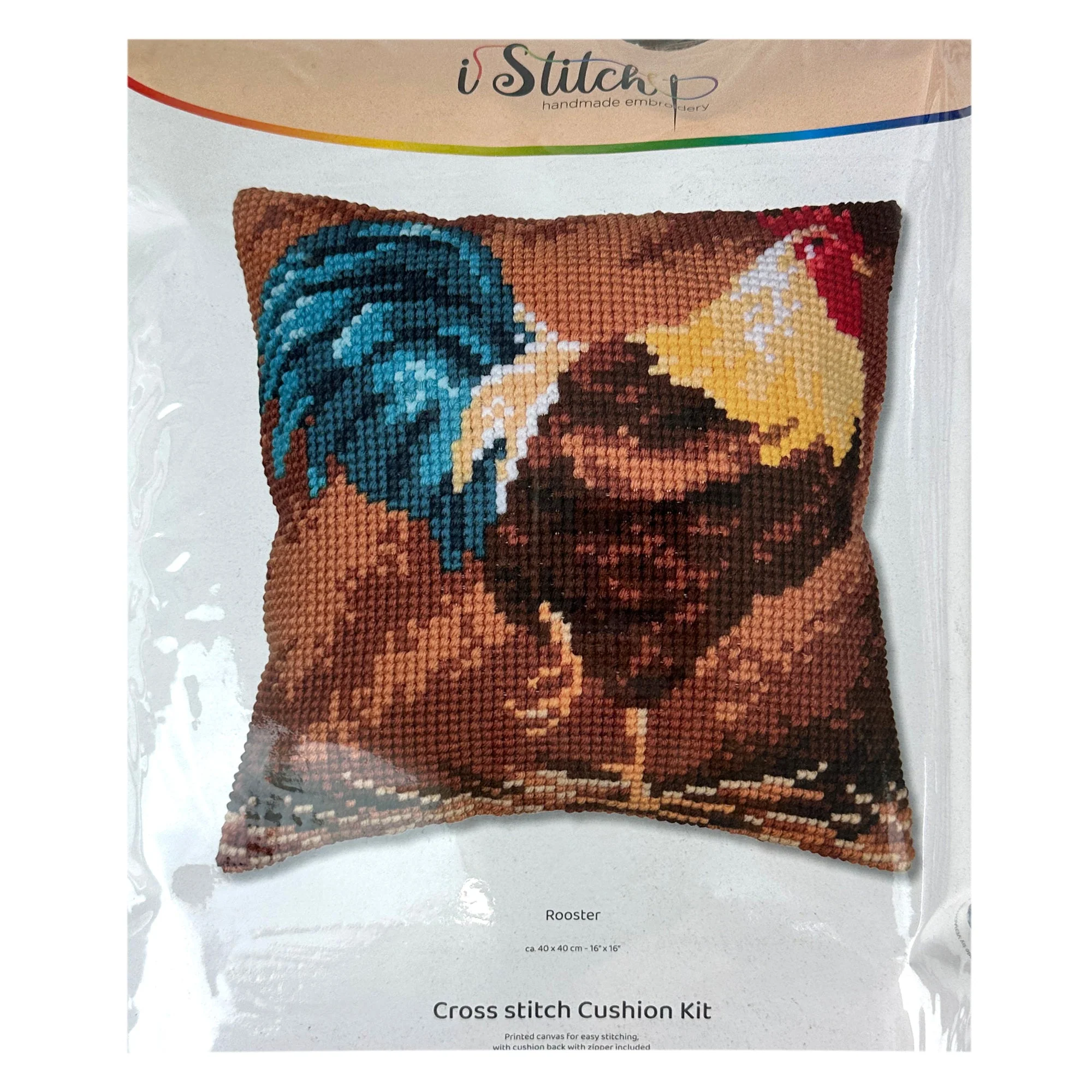 Cross Stitch Cushion Kit, 40x40cm - Image 8