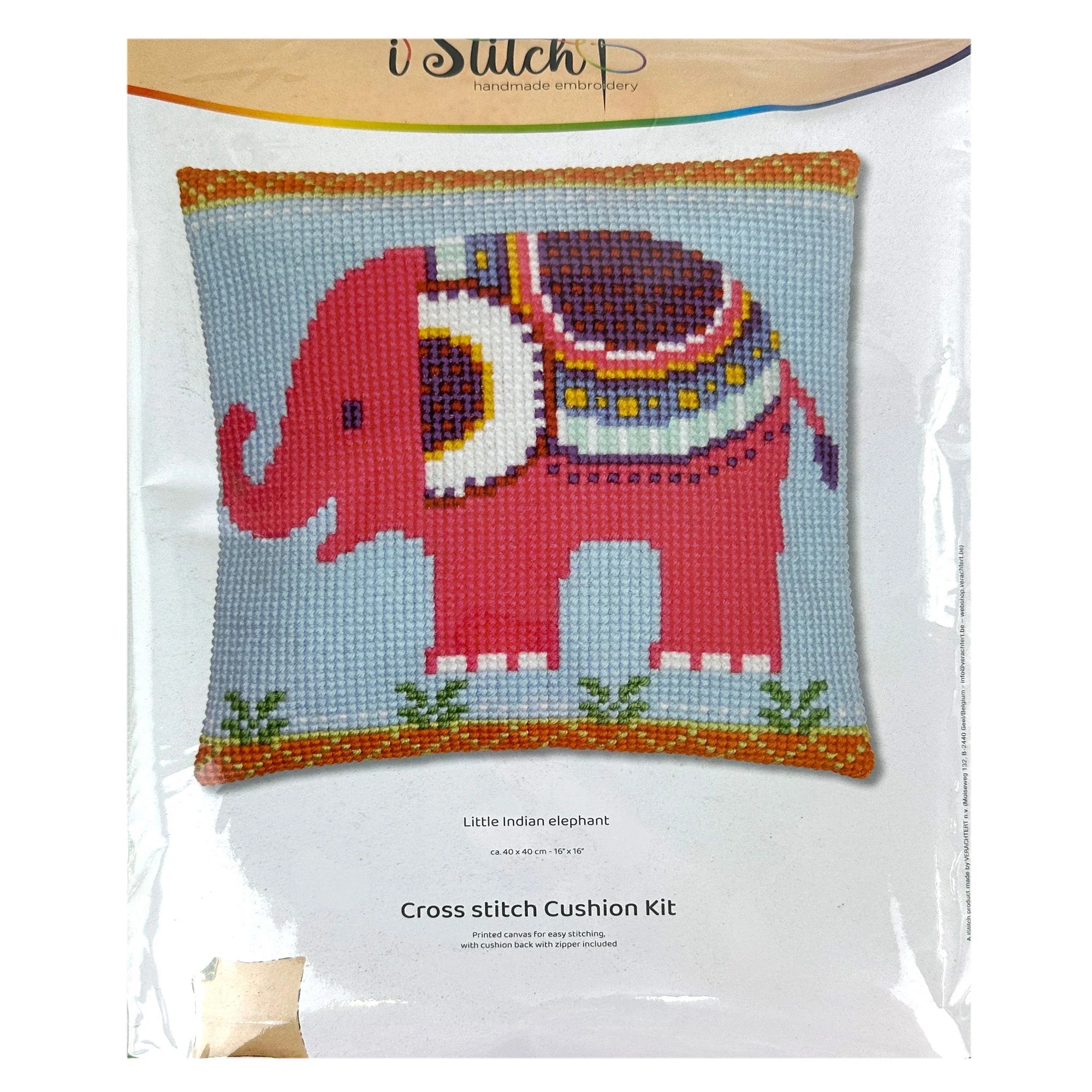 Cross Stitch Cushion Kit, 40x40cm - Image 9