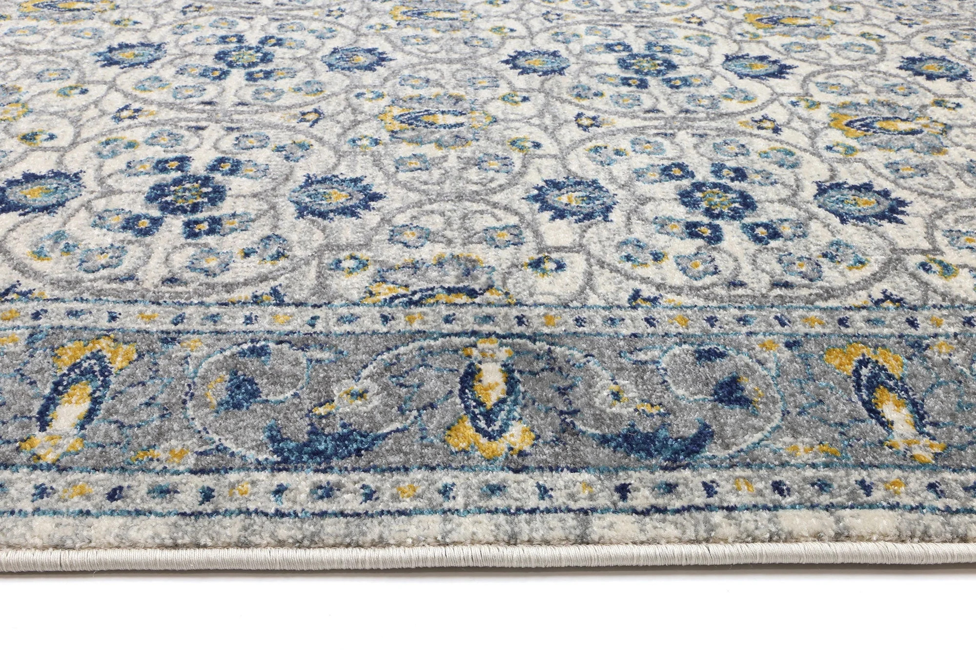 Delicate Rustic Blue Rug - Image 3