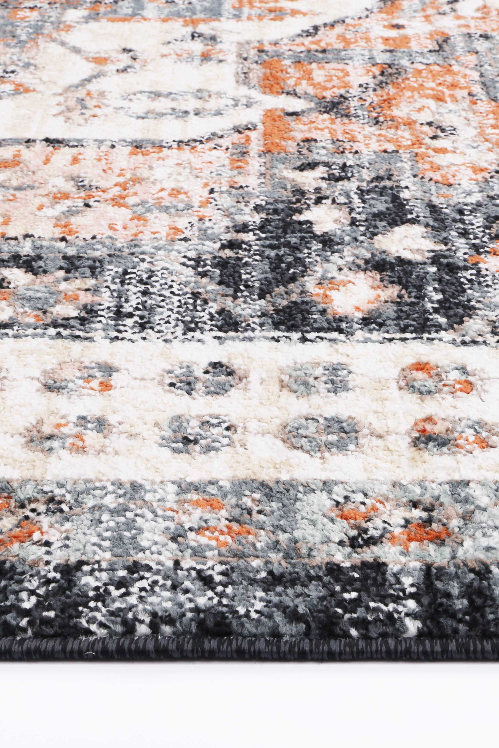 Estate Fair Field Traditional Black Rug - Image 2