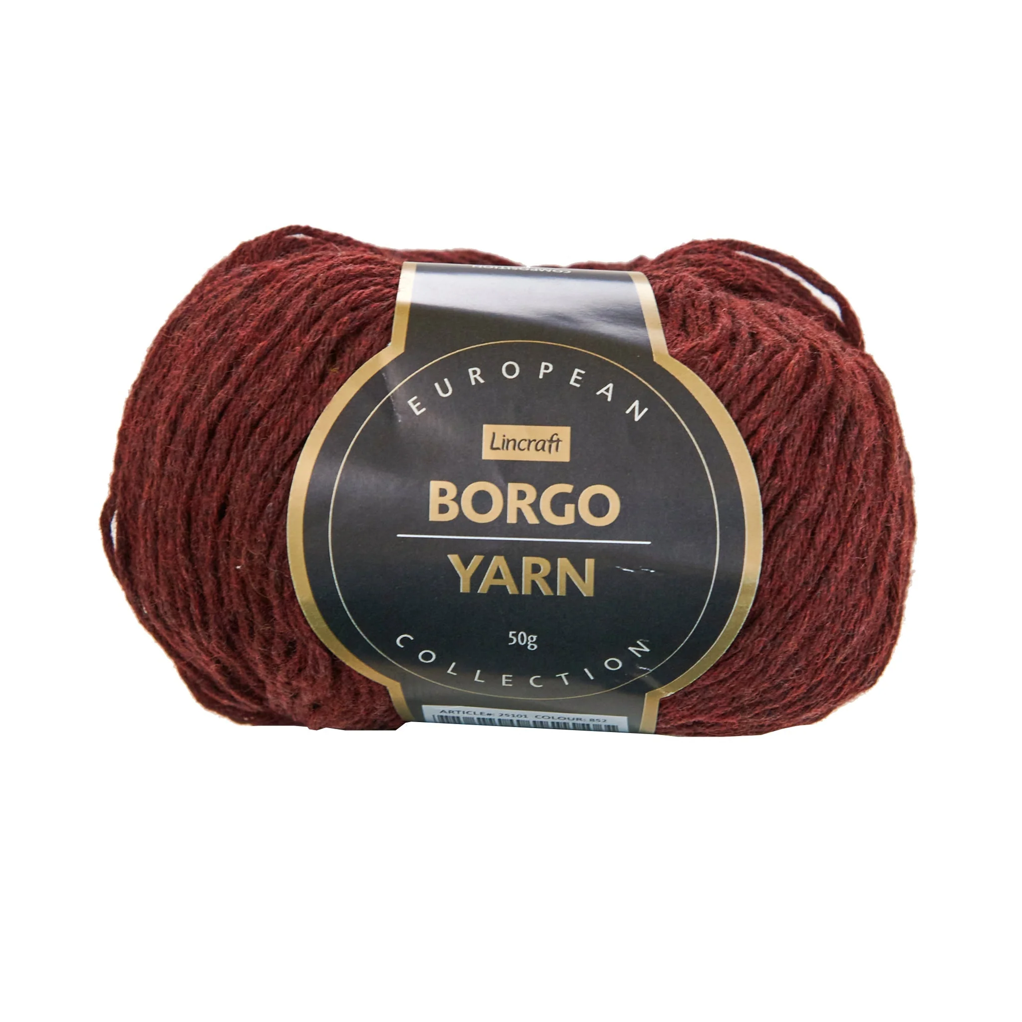 European Collection Borgo Crochet & Knitting Yarn, 50g - Image 3