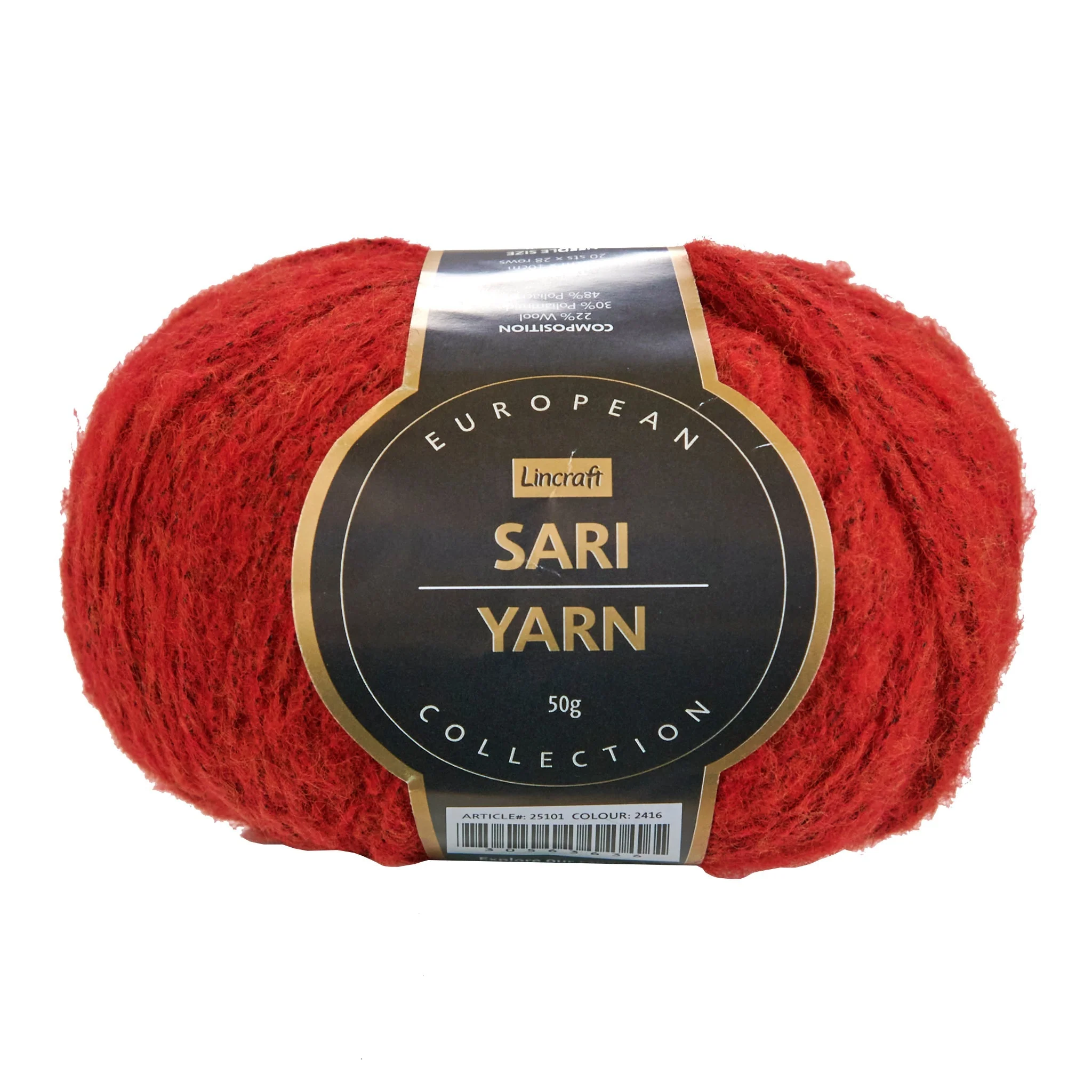 European Collection Sari Crochet & Knitting Yarn, 50g - Image 2