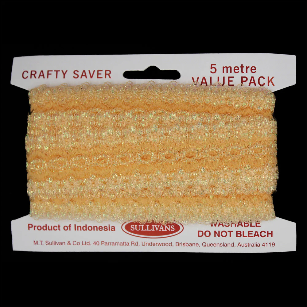 Sullivans Opal Lace Eyelet, 35mmx5m - Image 7