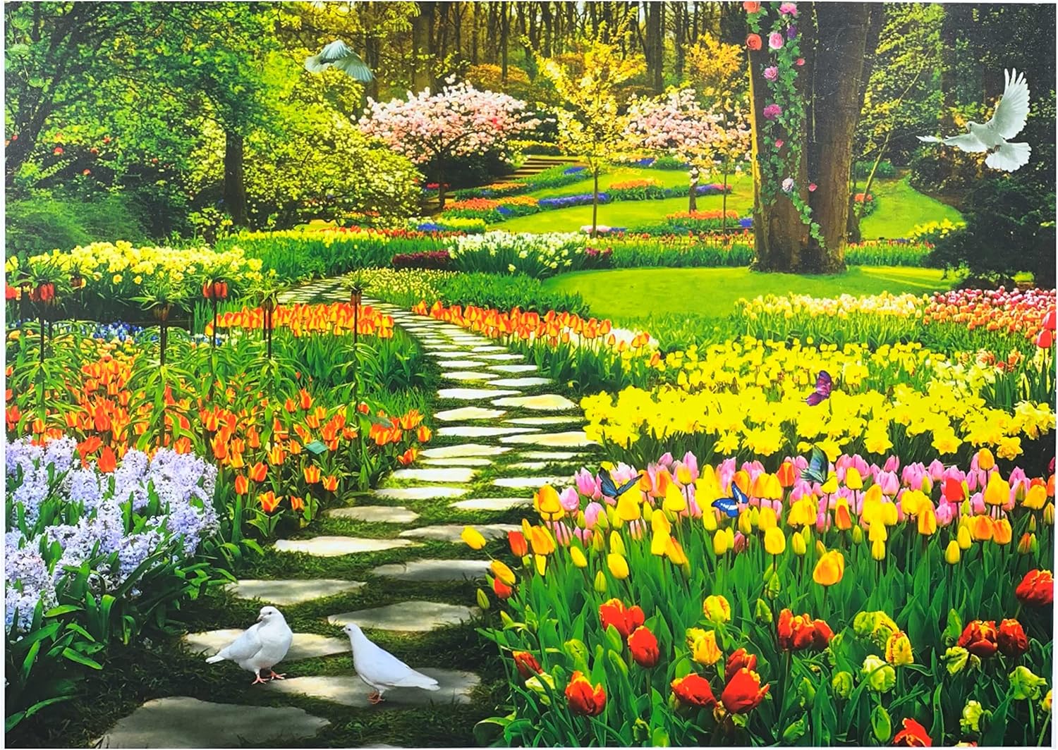 1000-Piece Jigsaw Puzzle, Flower Path - Image 2