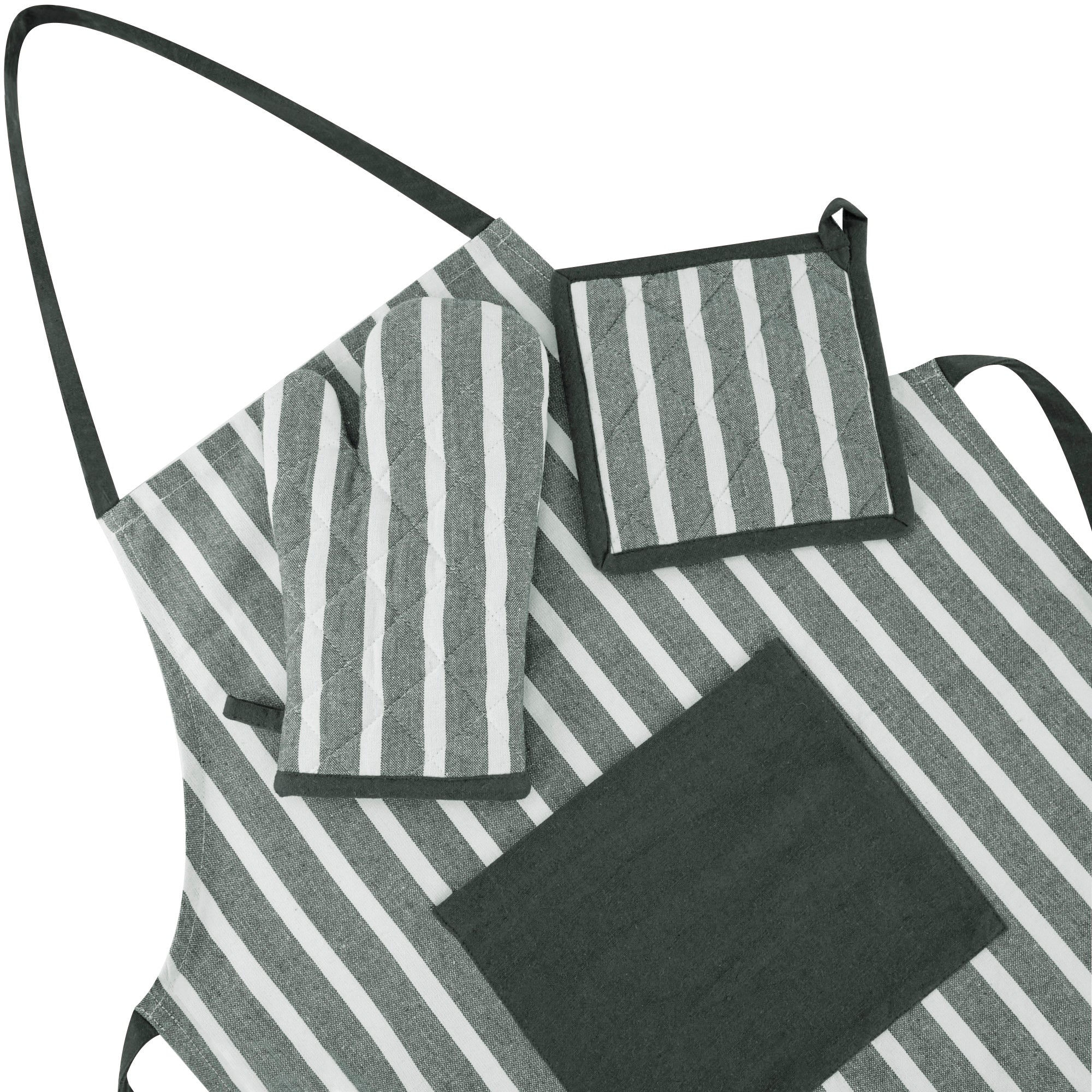 Formr 3-Piece Yarn Dyed Kitchen Linen Set - Image 6