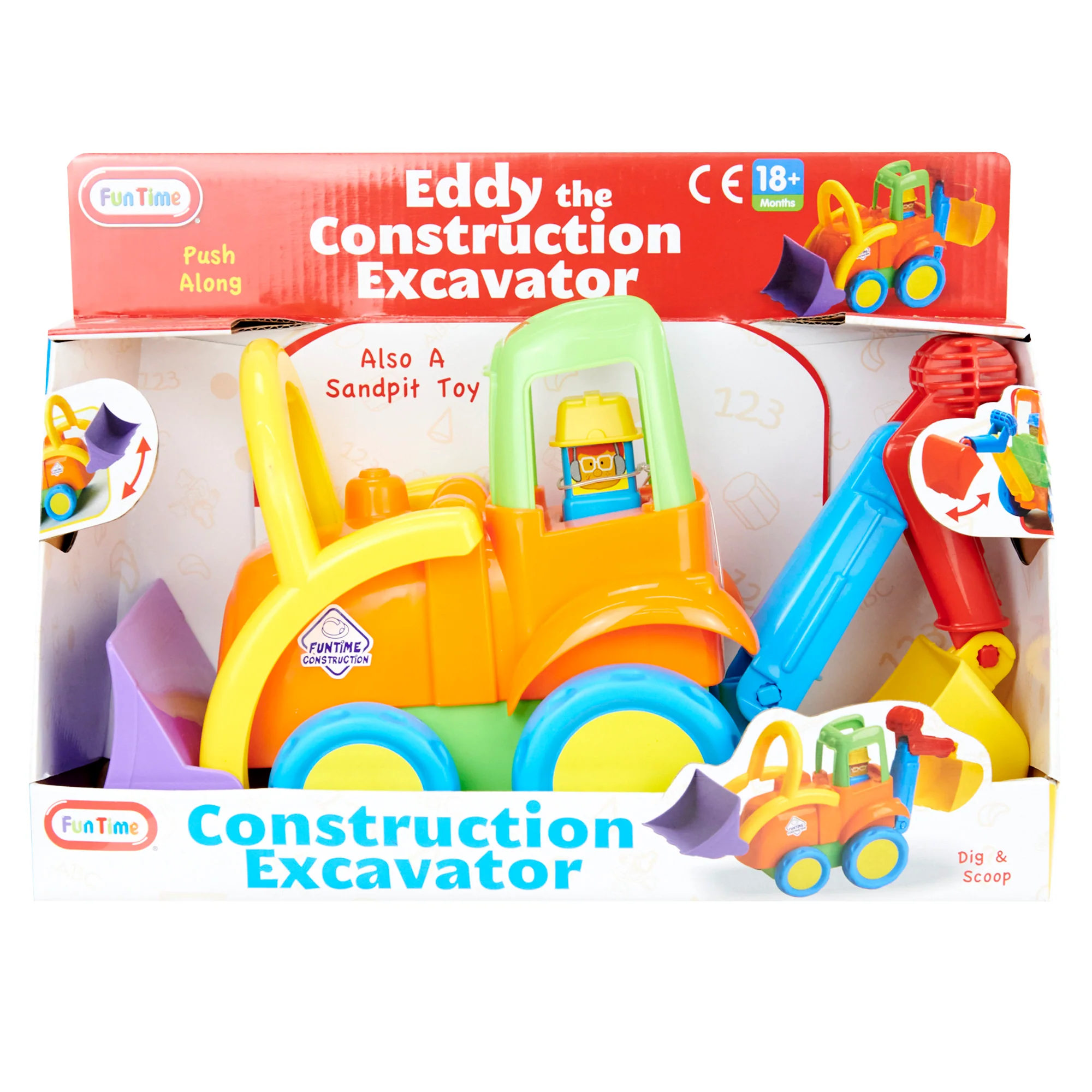 Funtime Eddy The Construction Excavator - Image 3