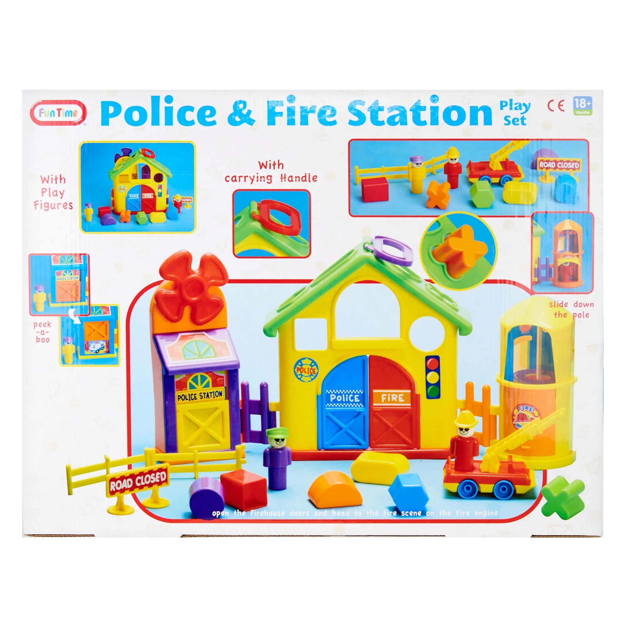 Funtime Police & Fire Station Play Set - Image 3