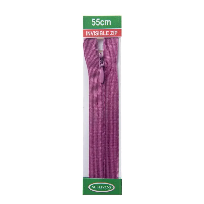 Sullivans Invisible Zip, Fuchsia - Image 4