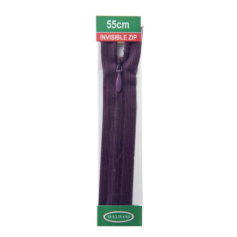 Sullivans Invisible Zip, Purple - Image 3
