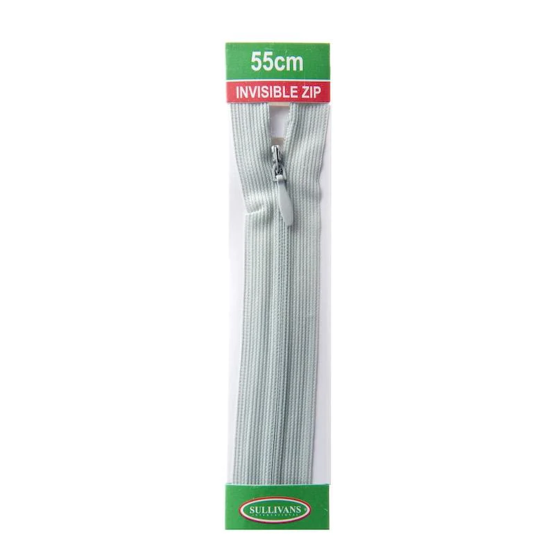 Sullivans Invisible Zip, Silver - Image 3
