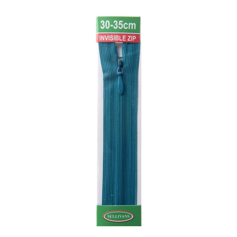 Sullivans Invisible Zip, Teal - Image 2