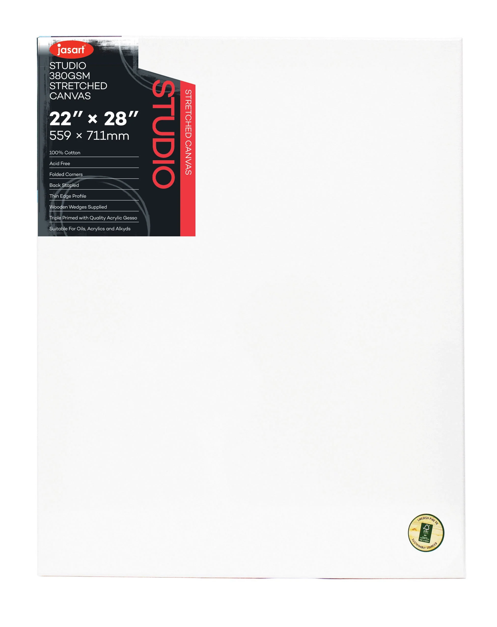 Jasart Studio Thin Edge Stretched Canvas FSC MIX - Image 6
