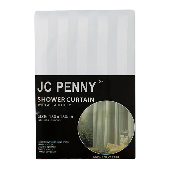 JC Penny Shower Curtain, 180cm - Image 3
