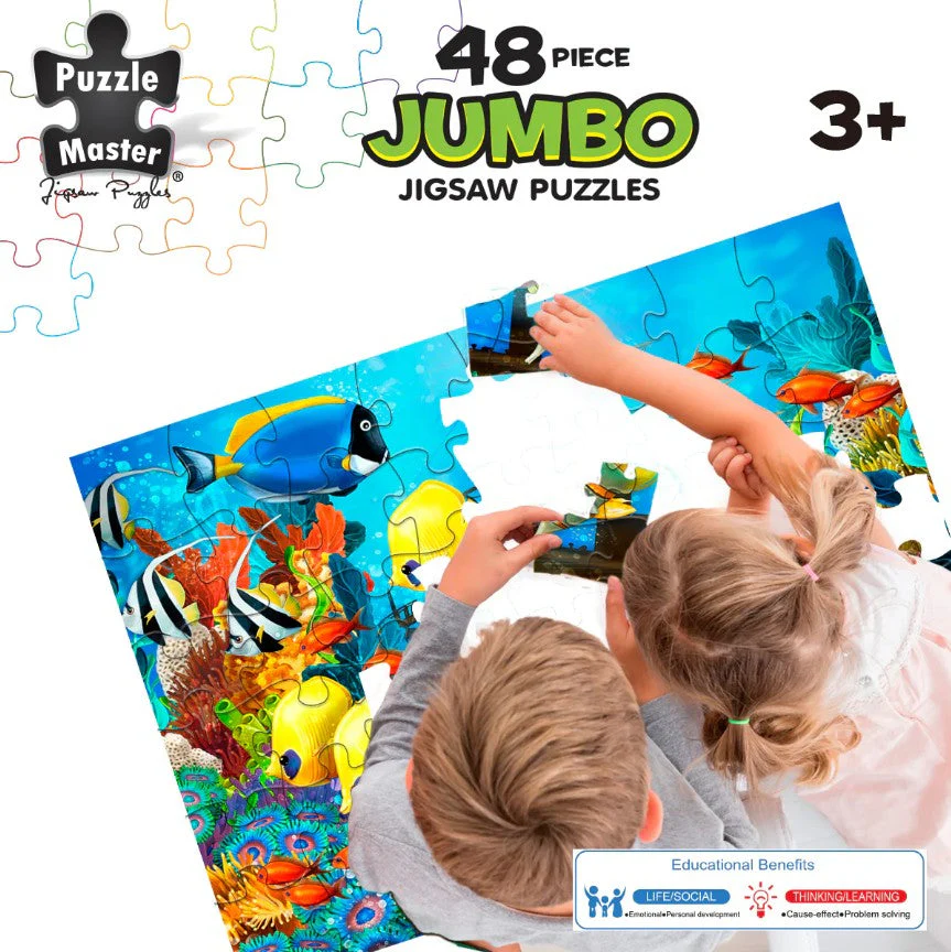 48-Piece Jumbo Floor Jigsaw Puzzle, Underwater Shipwreck - Image 5